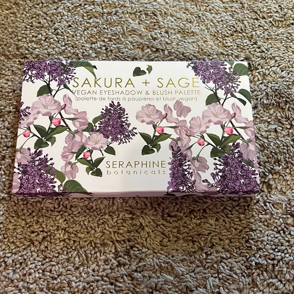 NWT SAKURA + SAGE Vegan Eyeshadow & Blush Pallet